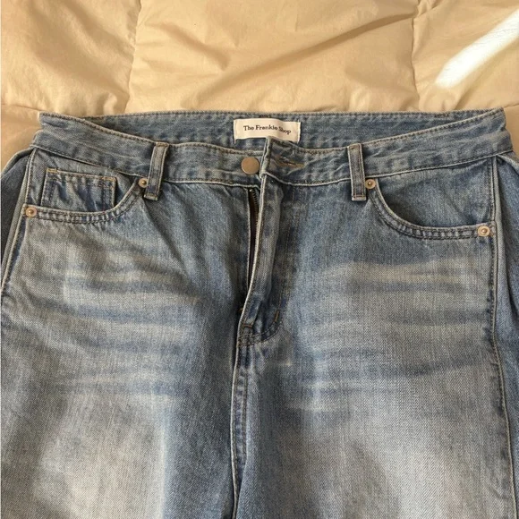 The Frankie Shop Light Blue Flare Jeans - Picture 4 of 8